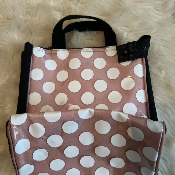 Kate Spade Pink Polka Dot Women's Lunch Bag - Picture 1 of 4